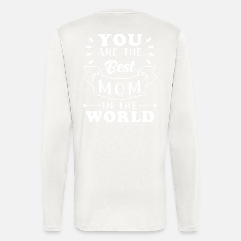 Weltbeste Mama - Langarmshirt - made by SPREAD  - OFF WHITE