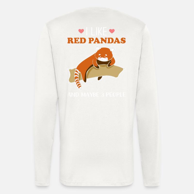 Roter Panda - Langarmshirt - made by SPREAD - OFF WHITE