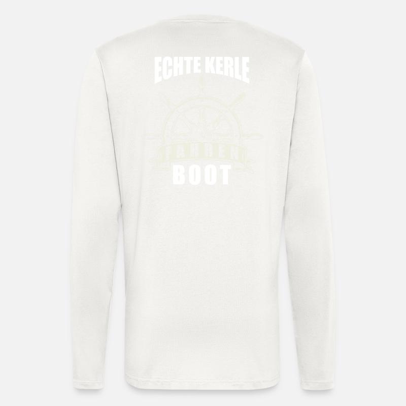 Boot Fahren - Langarmshirt - made by SPREAD - OFF WHITE