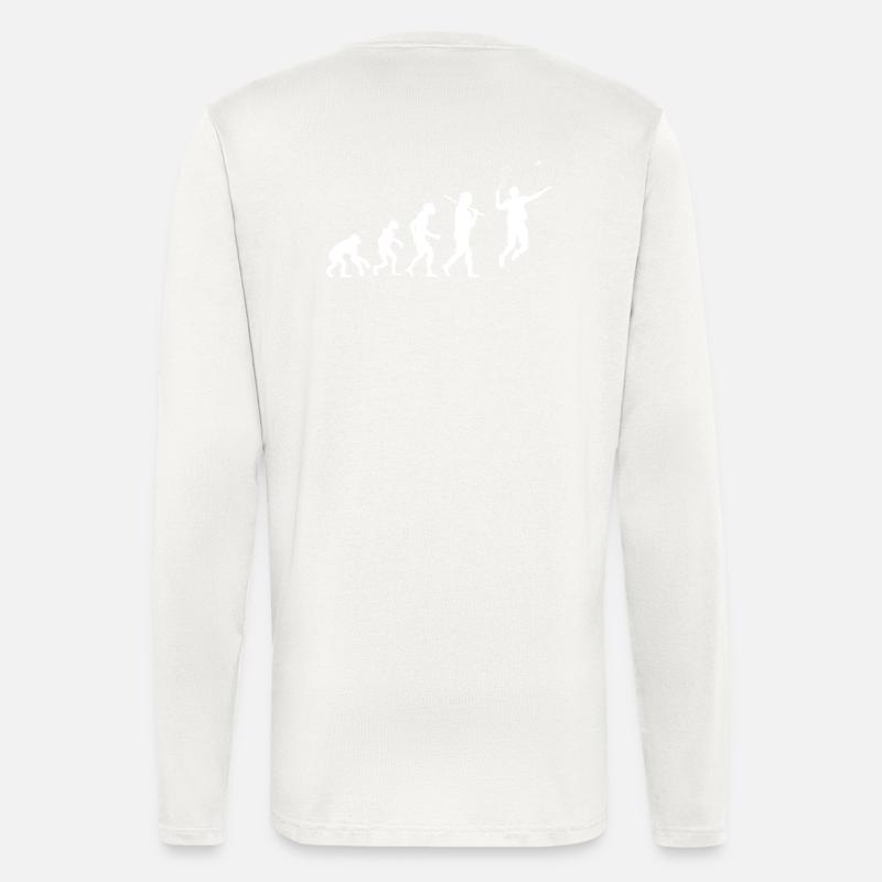 Evolution Badminton - Langarmshirt - made by SPREAD  - OFF WHITE