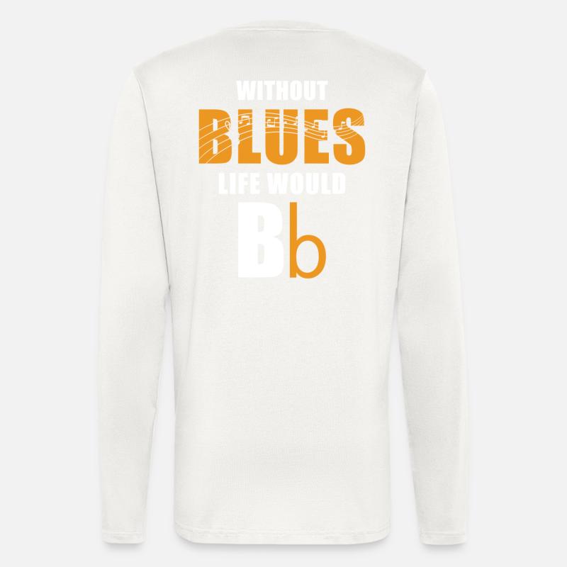 Blues - Langarmshirt - made by SPREAD  - OFF WHITE