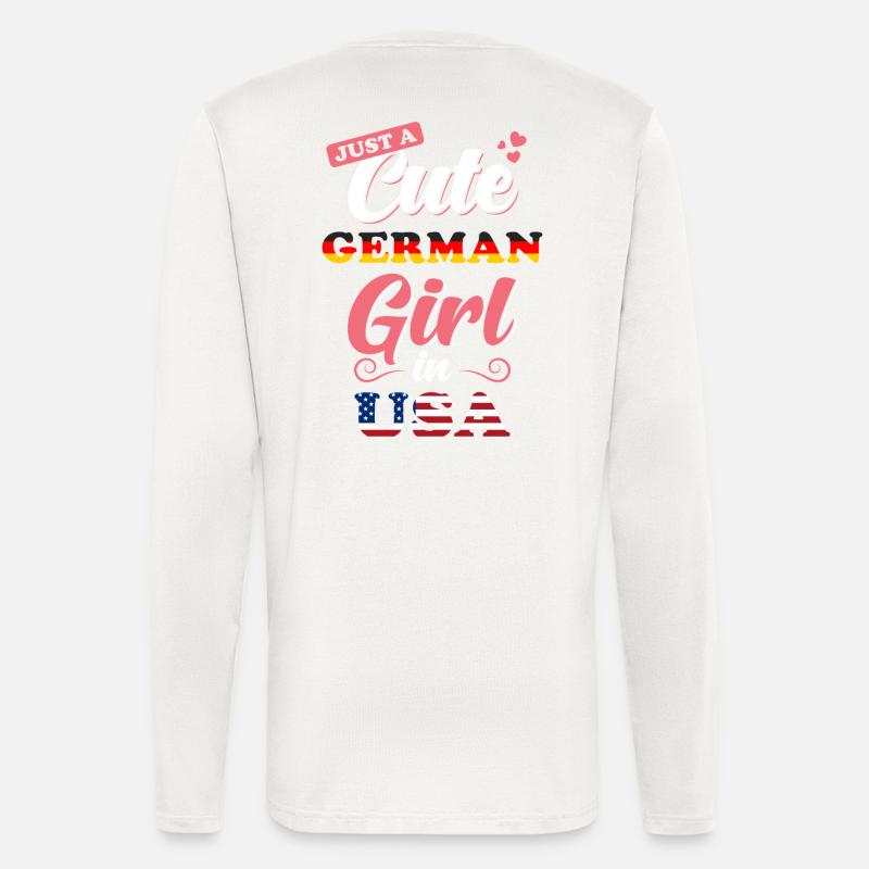 Germany USA Saying - Longsleeve - made by SPREAD  - OFF WHITE