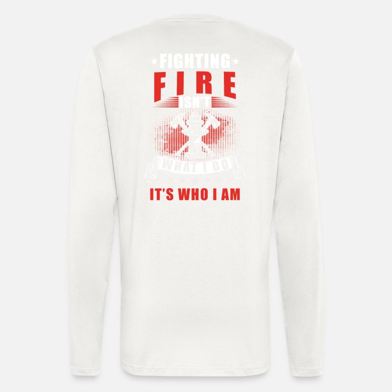 Firefighter Gift - Longsleeve - made by SPREAD  - OFF WHITE