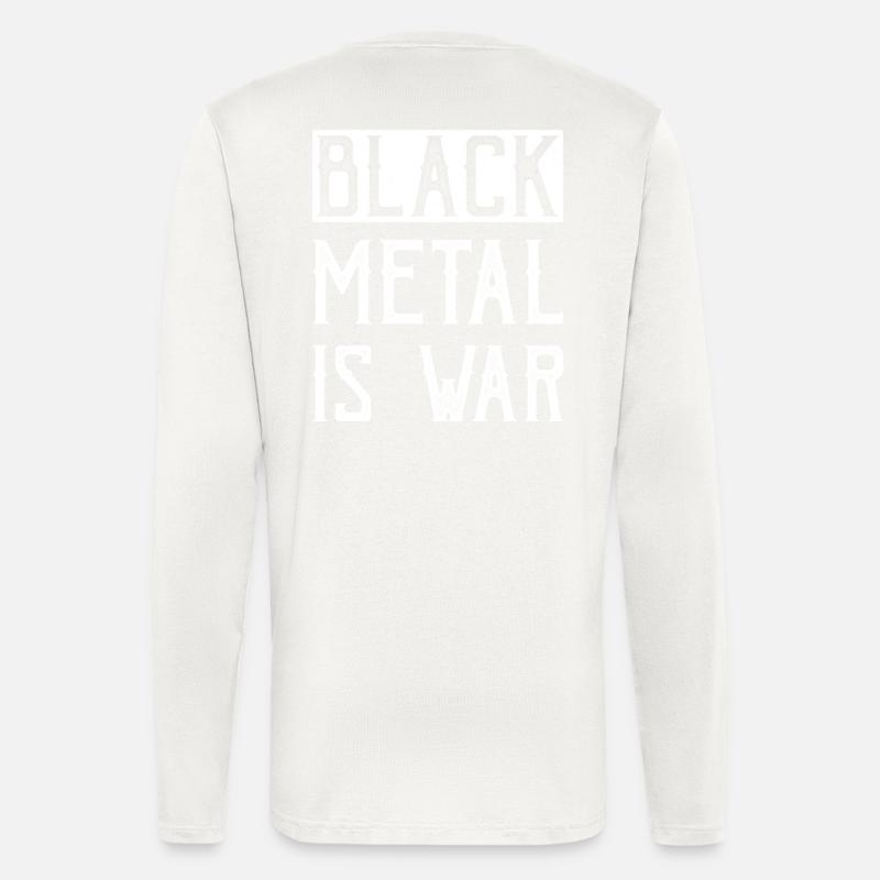 Black Metal is war - Longsleeve - made by SPREAD  - OFF WHITE