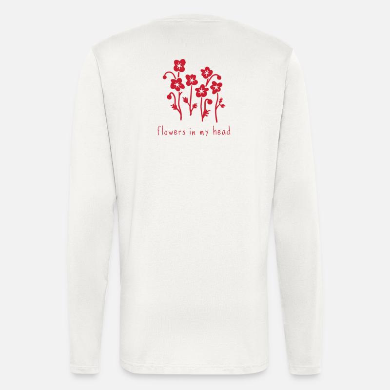 Mohnblumen - Langarmshirt - made by SPREAD  - OFF WHITE