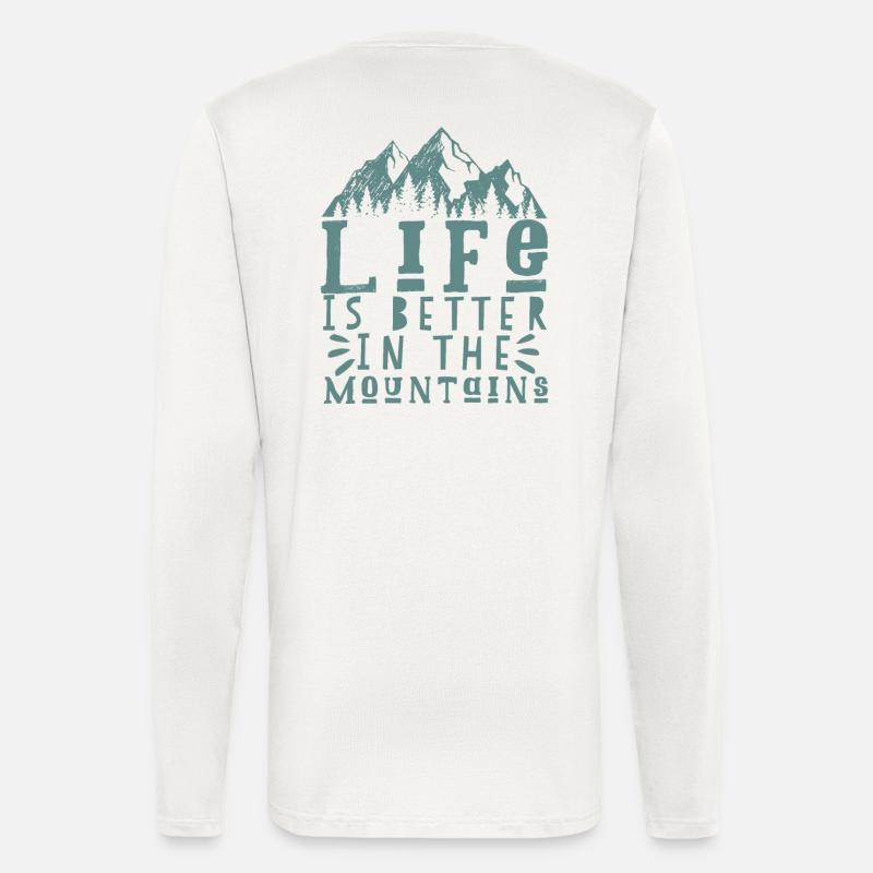 Mountain Saying - Longsleeve - made by SPREAD  - OFF WHITE