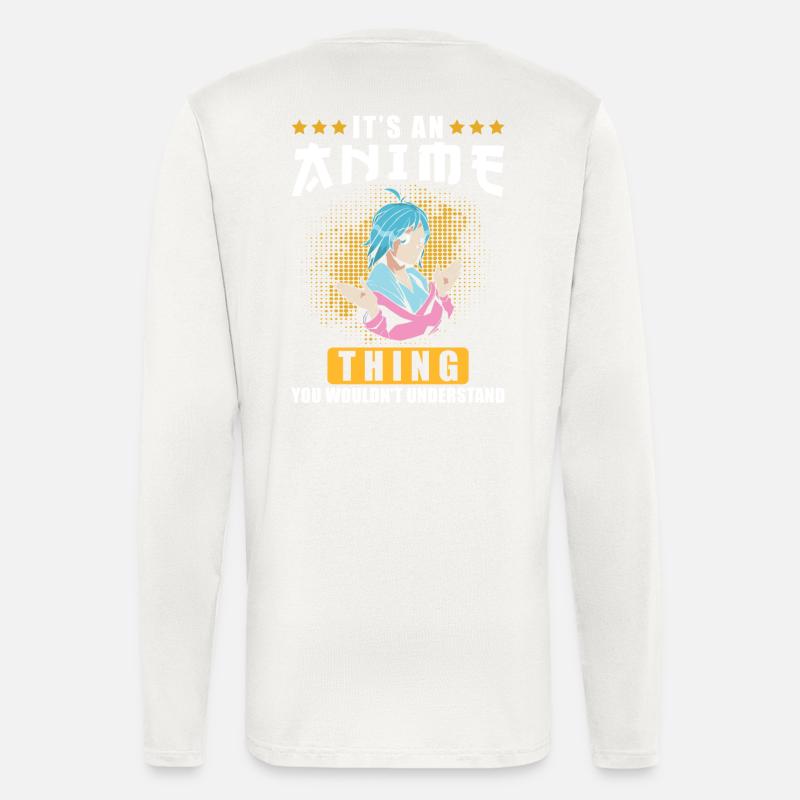 Anime - Langarmshirt - made by SPREAD  - OFF WHITE