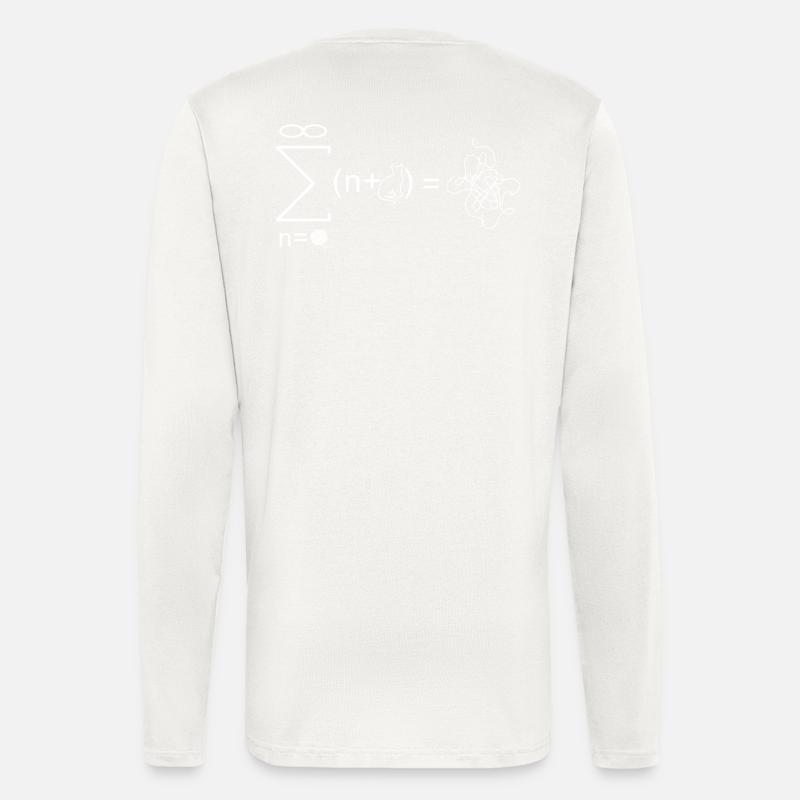 Stringtheorie Physiker Physik Geschenk - Langarmshirt - made by SPREAD - OFF WHITE
