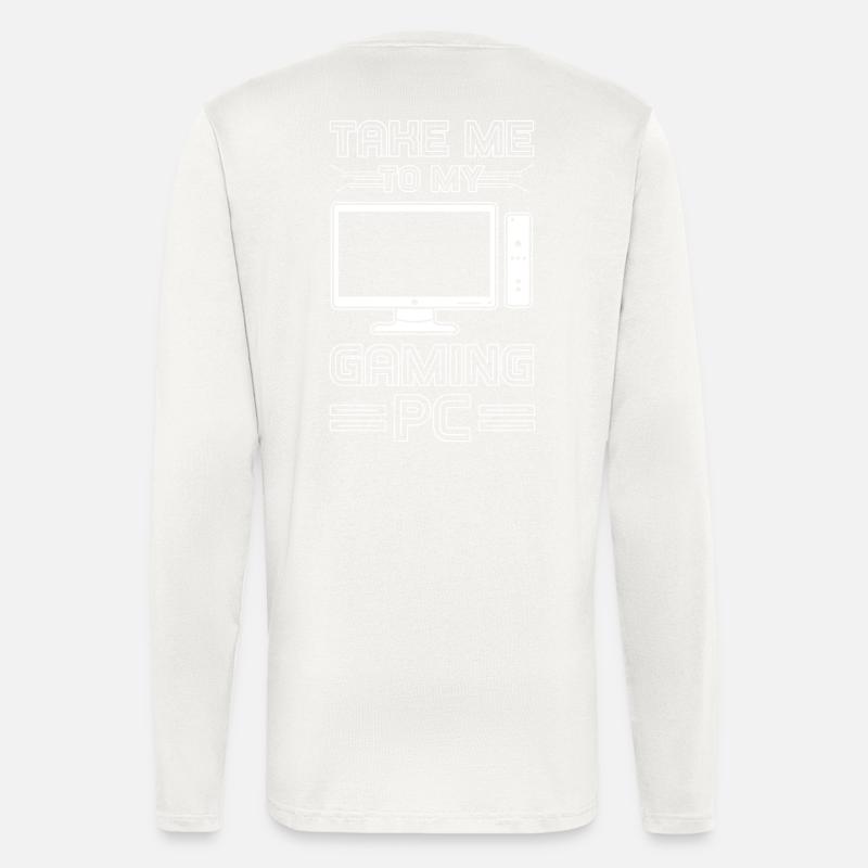 Gaming PC - Langarmshirt - made by SPREAD  - OFF WHITE