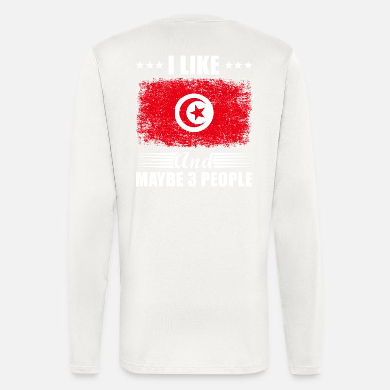 Tunesien - Langarmshirt - made by SPREAD - OFF WHITE
