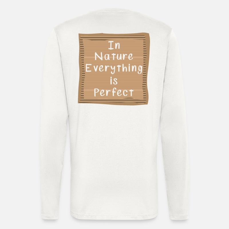 In nature, everything is perfect - Longsleeve - made by SPREAD  - OFF WHITE