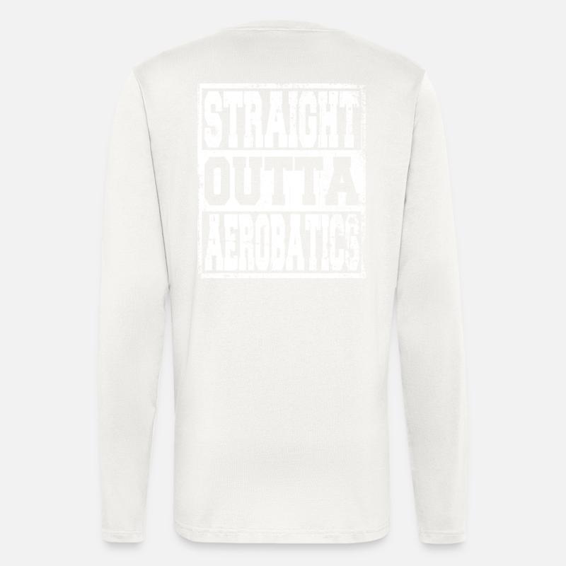 Aerobatics saying funny - Longsleeve - made by SPREAD  - OFF WHITE