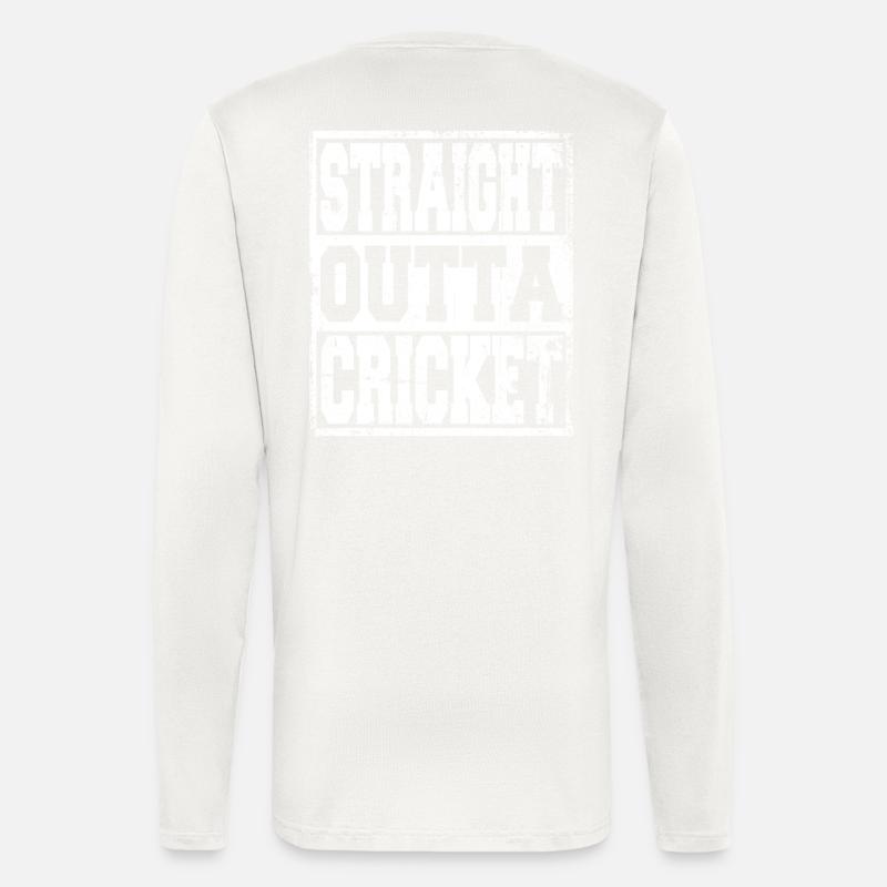 Cricket saying funny - Longsleeve - made by SPREAD - OFF WHITE