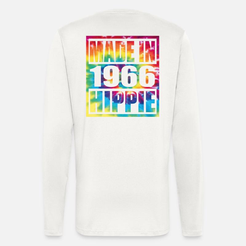 Hippie Birthday 1966 - Longsleeve - made by SPREAD  - OFF WHITE