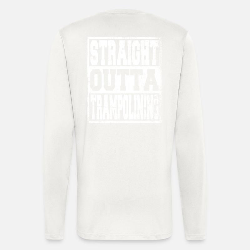 Trampolining saying funny - Longsleeve - made by SPREAD  - OFF WHITE