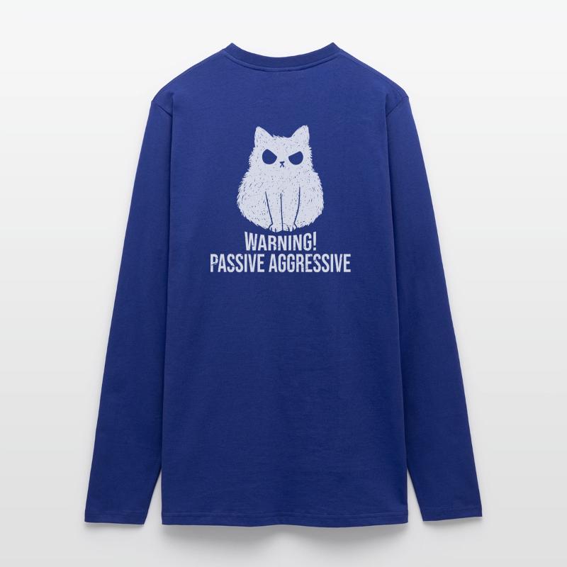 Cat Warning Passive Aggressive Longsleeve - made by SPREAD 