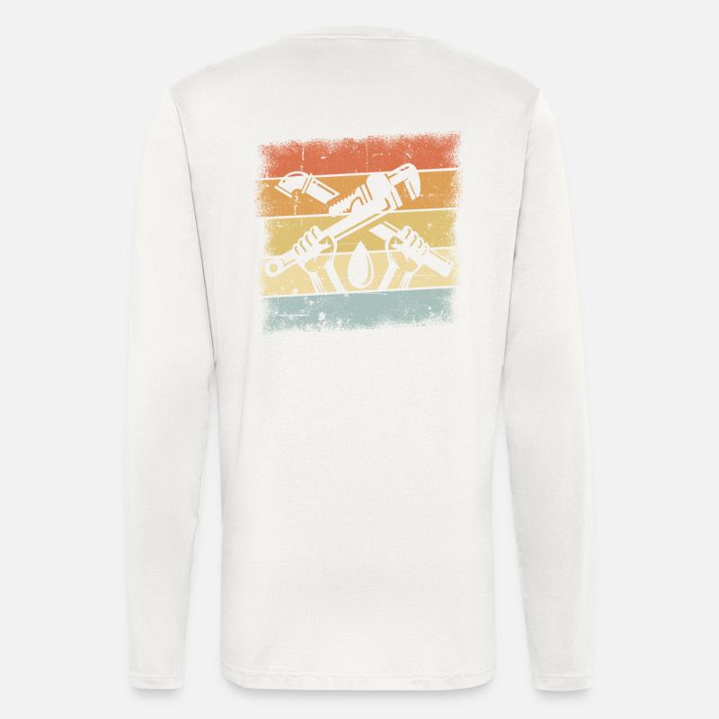 Klempner - Langarmshirt - made by SPREAD  - OFF WHITE