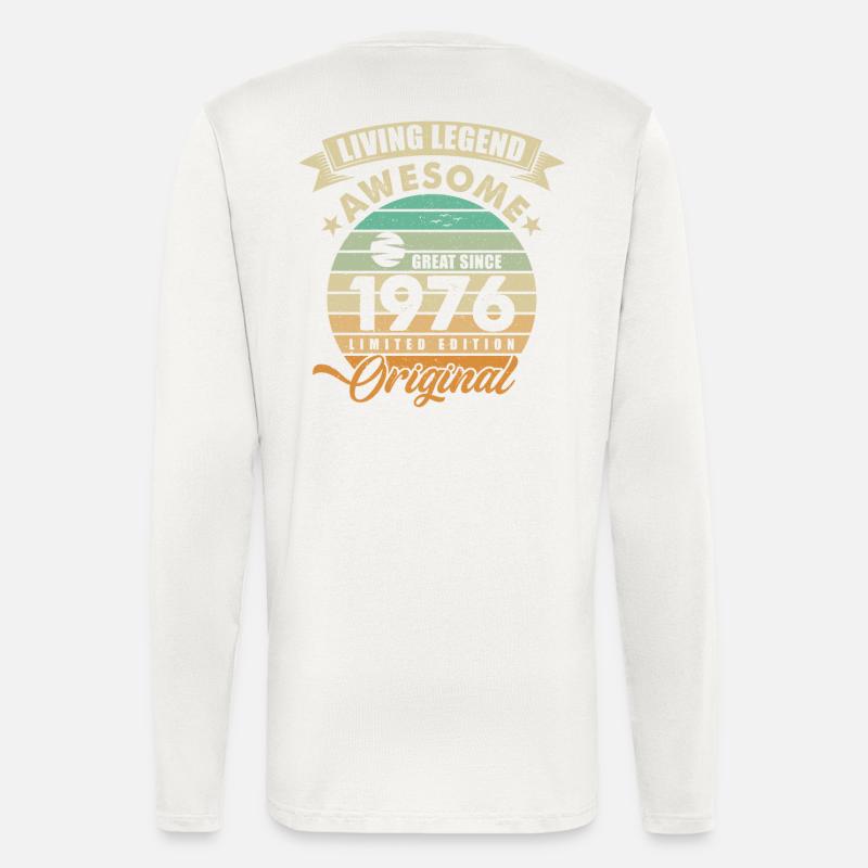 1976 Birthday Retro Orginal - Longsleeve - made by SPREAD  - OFF WHITE