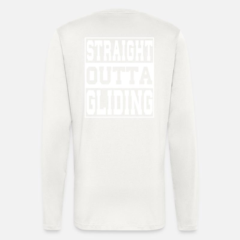 Gleiten Spruch lustig - Langarmshirt - made by SPREAD  - OFF WHITE