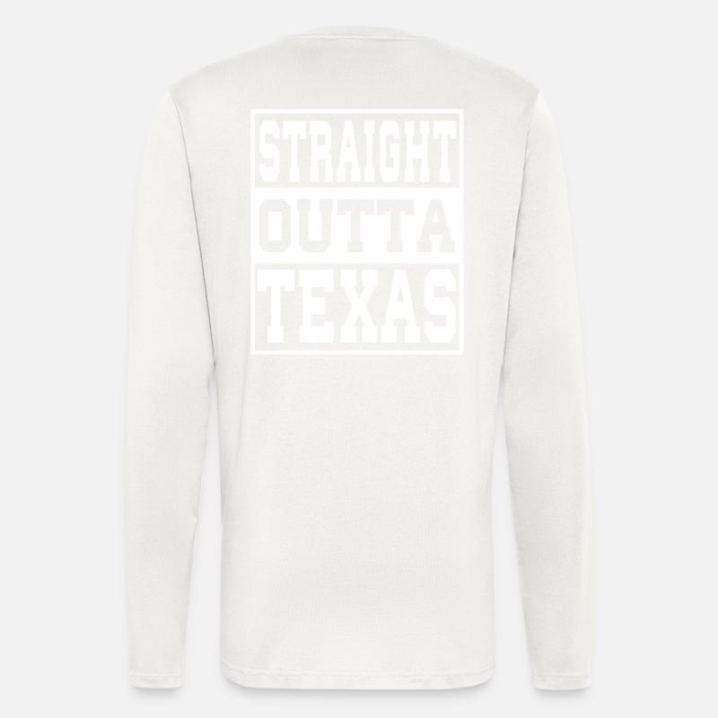 texas Spruch Lustig texas Geschenk - Langarmshirt - made by SPREAD  - OFF WHITE