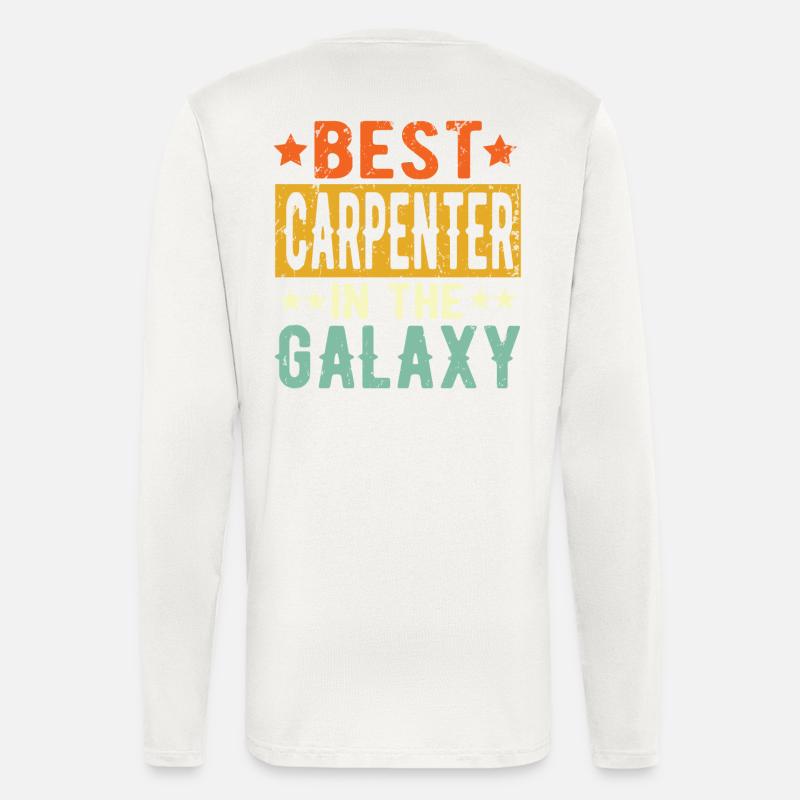 Best Handwerker ever Handwerker Geschenk - Langarmshirt - made by SPREAD - OFF WHITE