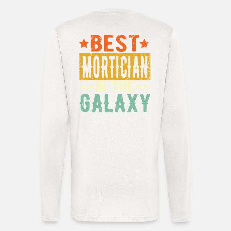 Best Bestatter ever Bestatter Geschenk - Langarmshirt - made by SPREAD  - OFF WHITE