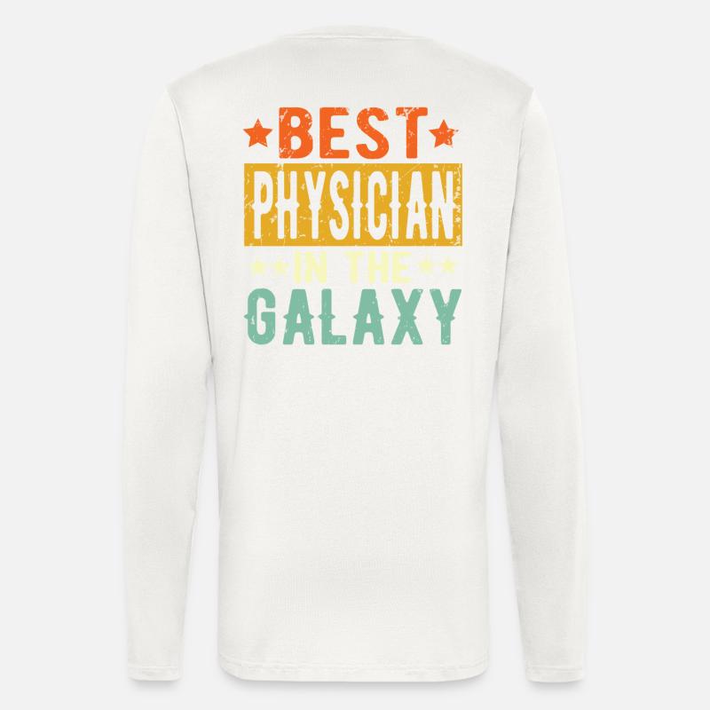 Best Physiker galaxy Physiker Geschenk - Langarmshirt - made by SPREAD - OFF WHITE