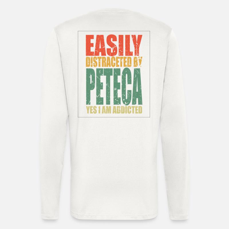Peteca Spruch lustig - Langarmshirt - made by SPREAD  - OFF WHITE