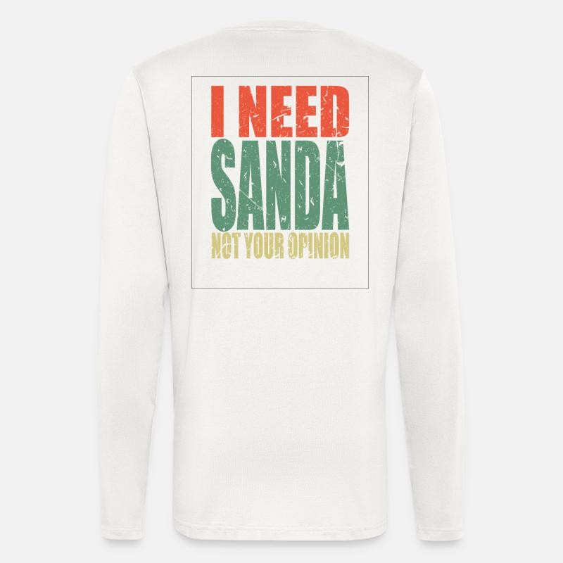Sanda saying funny - Longsleeve - made by SPREAD  - OFF WHITE