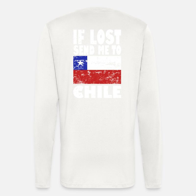 Chile Flag Saying - Longsleeve - made by SPREAD  - OFF WHITE