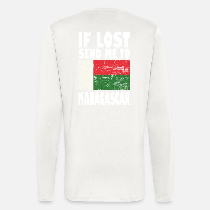 Madagascar Flag Saying - Longsleeve - made by SPREAD - OFF WHITE