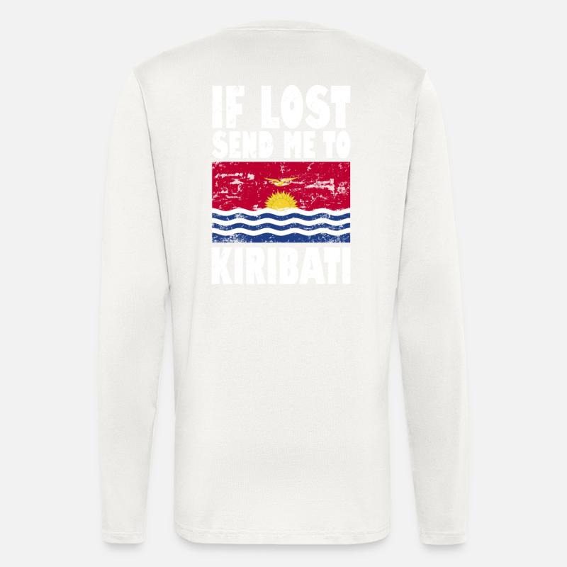 Kiribati Flag Saying - Longsleeve - made by SPREAD - OFF WHITE
