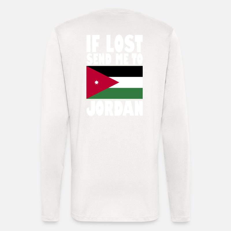 Jordan Flag Saying - Longsleeve - made by SPREAD  - OFF WHITE