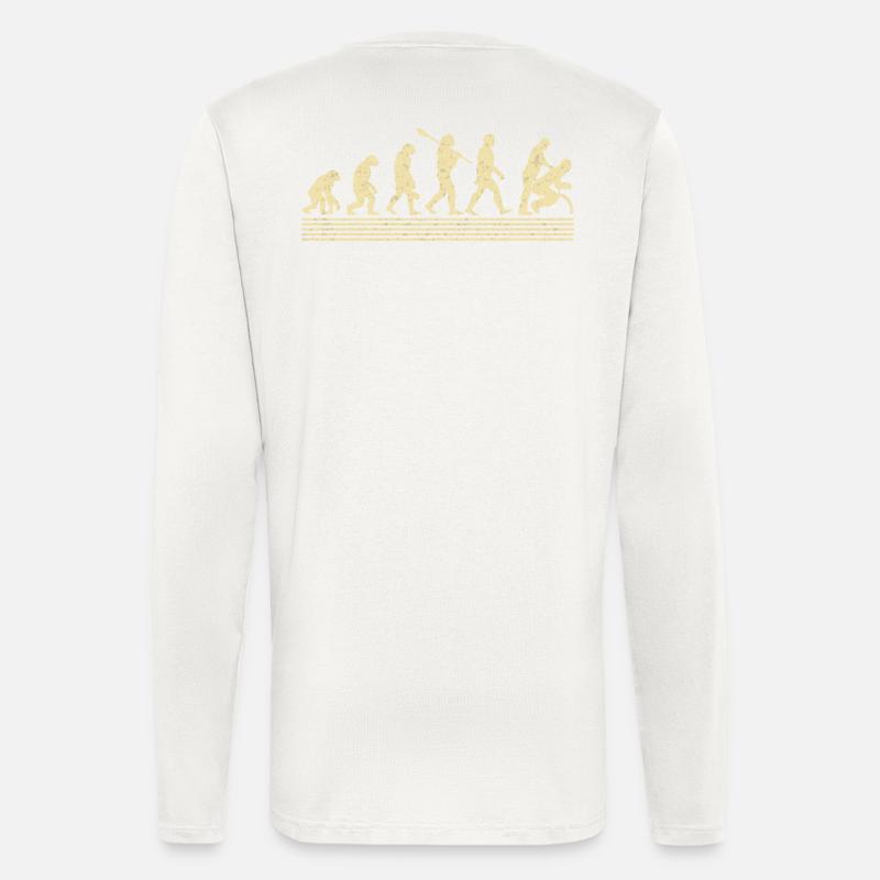 Assistant Physiothérapeute Evolution - Manches longues bio décontracté fabriqué en UE - OFF WHITE