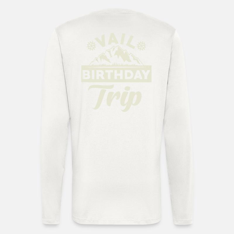 Vail Birthday Trip Vail - Longsleeve - made by SPREAD  - OFF WHITE