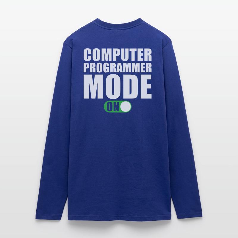 Mode programmeur informatique activé Manches longues bio décontracté fabriqué en UE