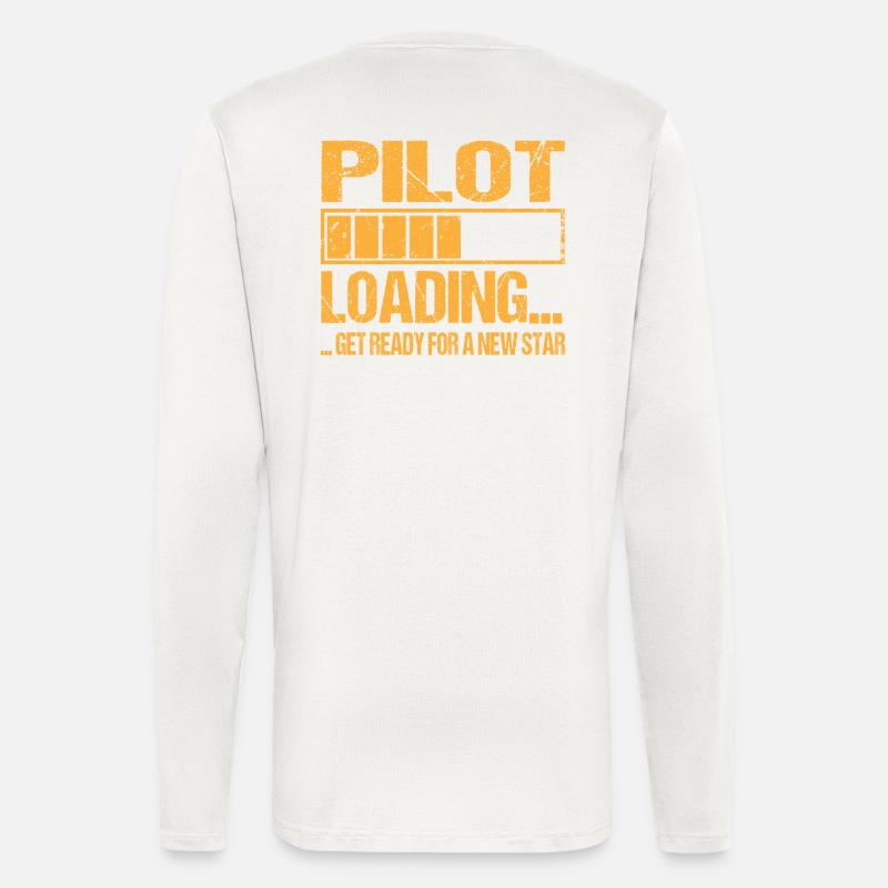 Pilot loading Pilot Ausbildung - Langarmshirt - made by SPREAD  - OFF WHITE