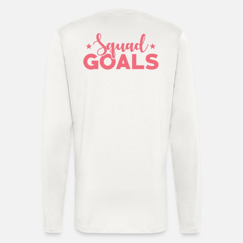 Objectifs de l’équipe - Manches longues bio décontracté fabriqué en UE - OFF WHITE