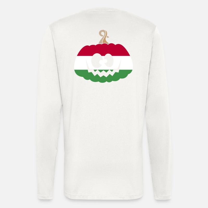 Hungary Halloween Pumpkin - Longsleeve - made by SPREAD  - OFF WHITE