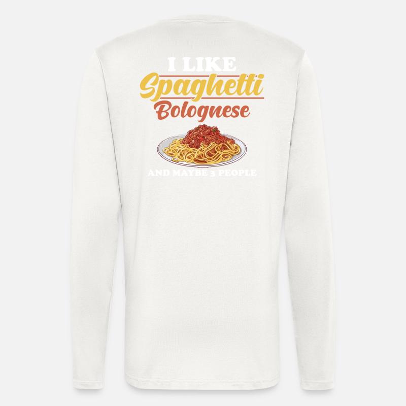 Spaghetti Bolognese - Longsleeve - made by SPREAD  - OFF WHITE