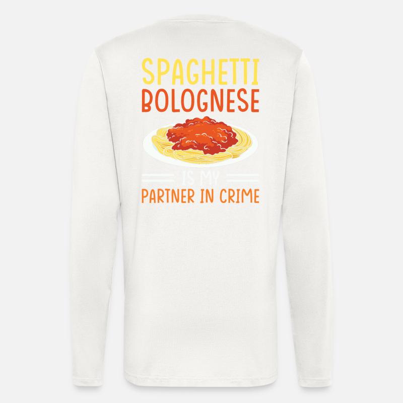 Spaghetti Bolognese - Langarmshirt - made by SPREAD  - OFF WHITE