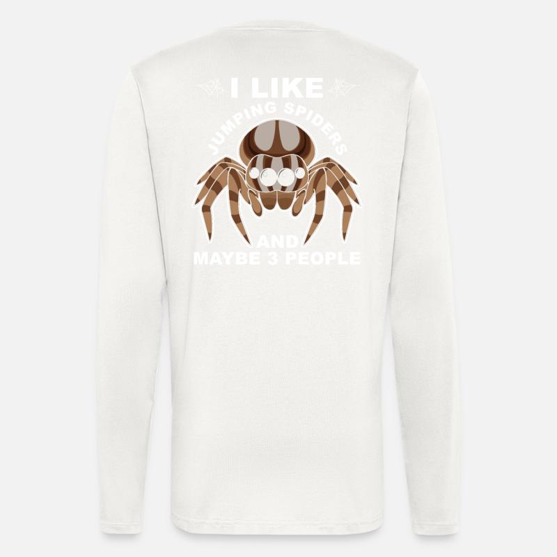 Jumping Spider Saying - Longsleeve - made by SPREAD  - OFF WHITE