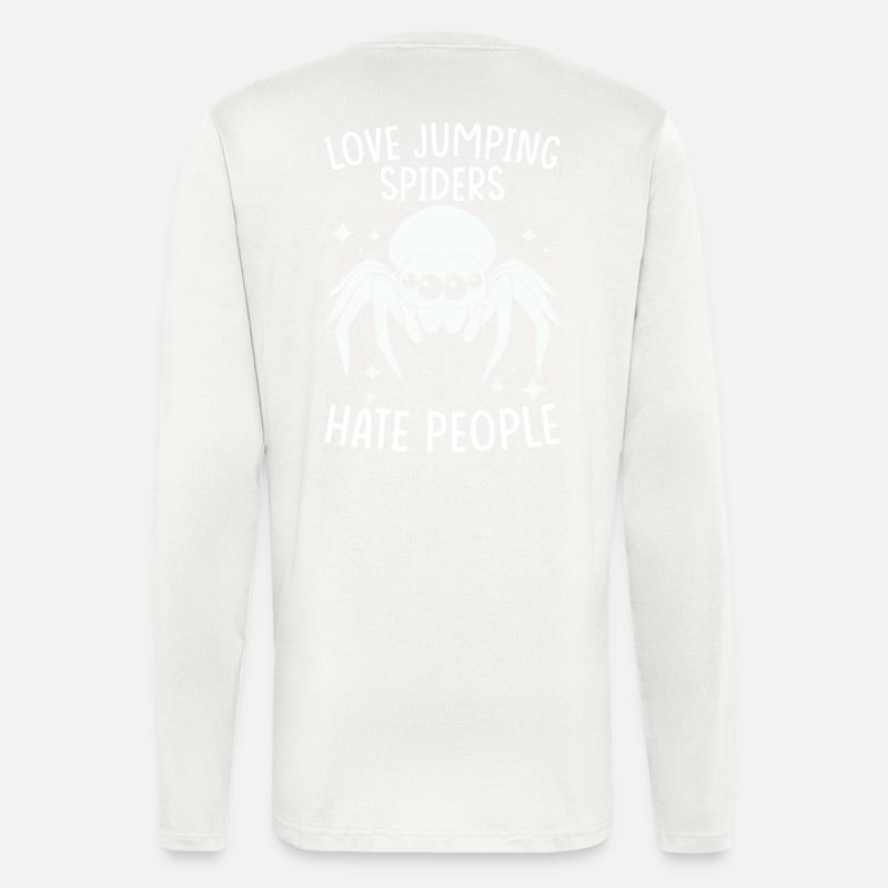 Jumping Spider Saying - Longsleeve - made by SPREAD  - OFF WHITE