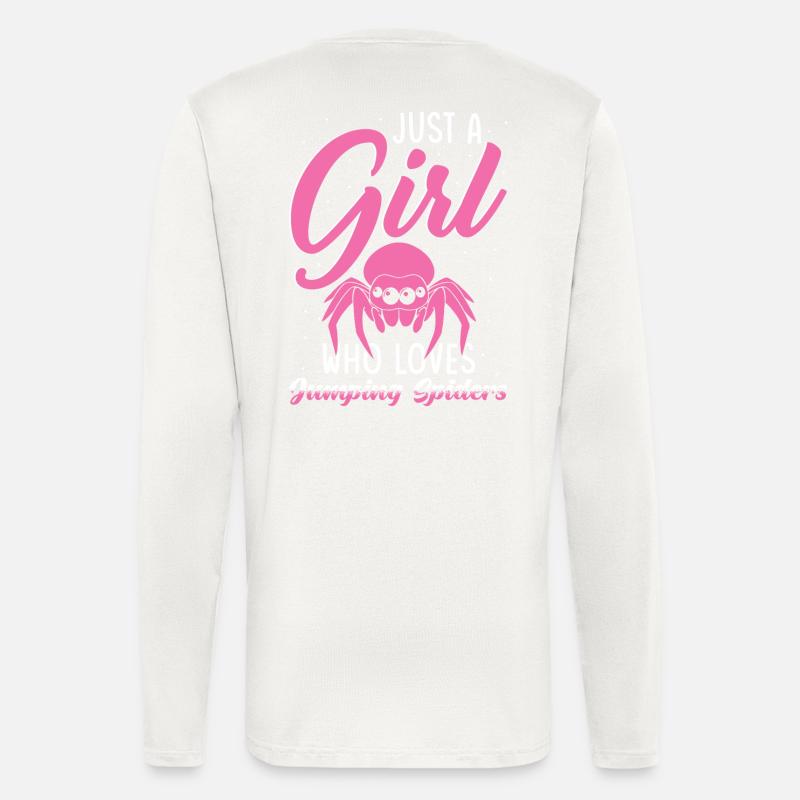 Springspinne Spruch - Langarmshirt - made by SPREAD  - OFF WHITE