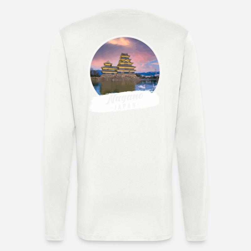 Nagano Japan Souvenir - Langarmshirt - made by SPREAD - OFF WHITE