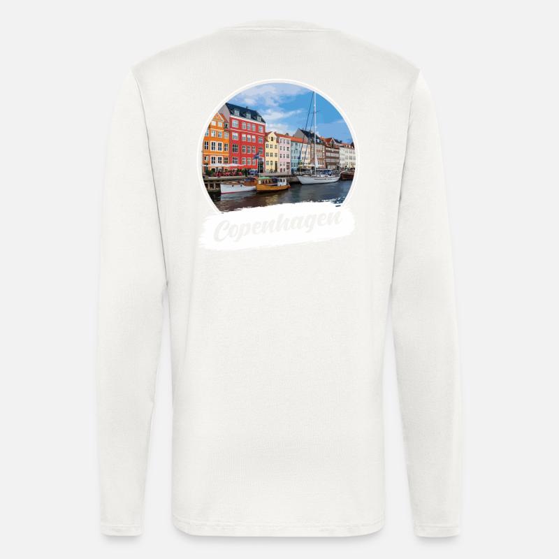 Copenhagen Souvenir - Longsleeve - made by SPREAD  - OFF WHITE