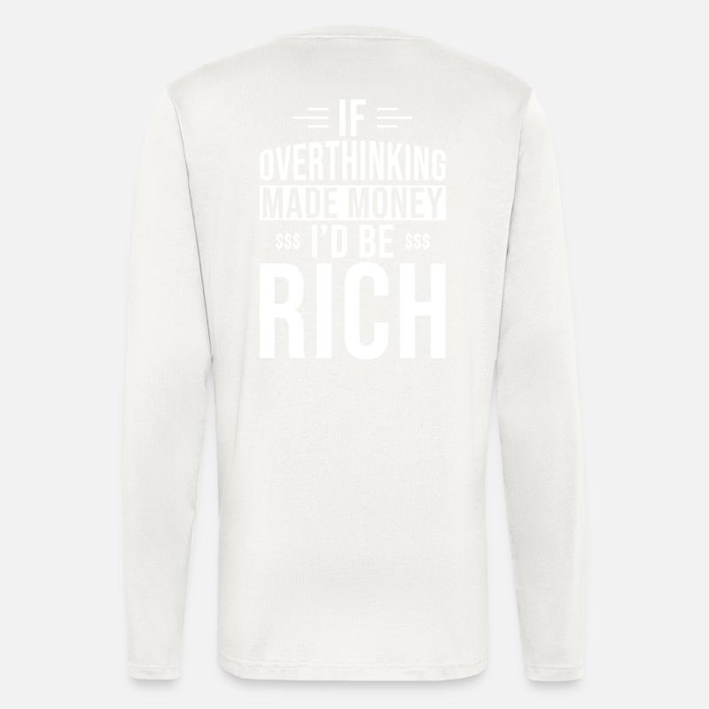 Overthinker Overthinking - Longsleeve - made by SPREAD  - OFF WHITE