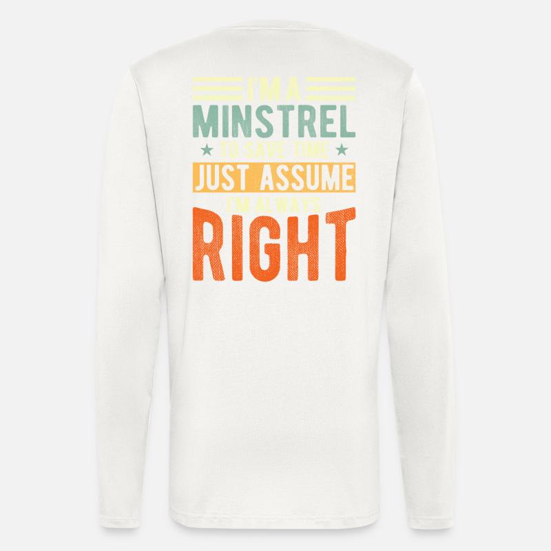 Minstrel - Longsleeve - made by SPREAD  - OFF WHITE