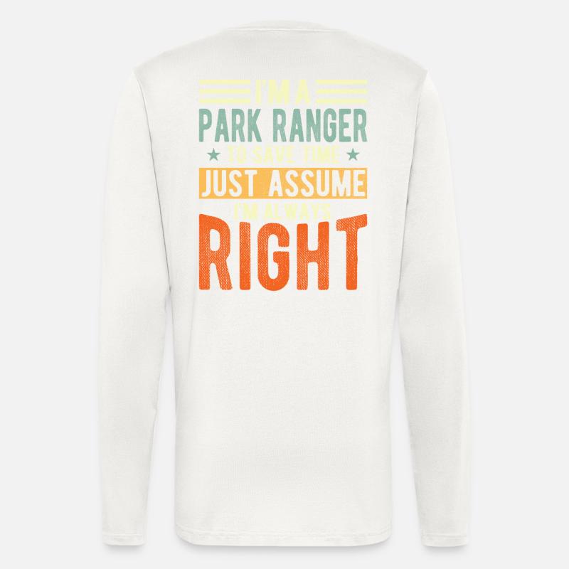 Park ranger - Longsleeve - made by SPREAD  - OFF WHITE