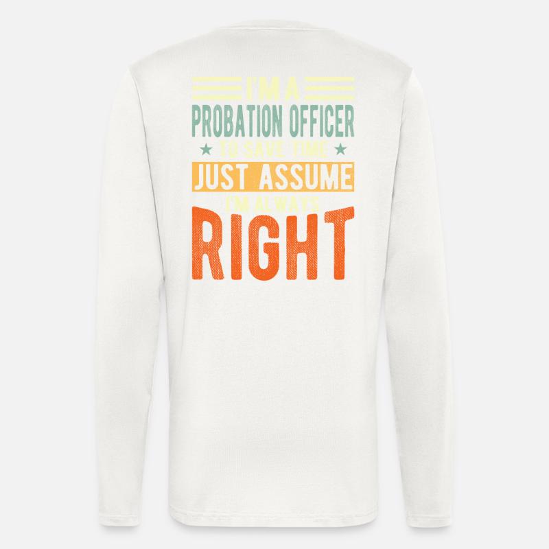 Probation officer - Longsleeve - made by SPREAD  - OFF WHITE